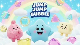 Jump Jump Bubble Shapes! 🔺🟦🟠 | Fun Learning Shapes Song for Kids