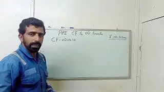 Pipe CF and OD formula in urdu detail. #pipe #pipewelder