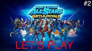Let's play игры PlayStation All-Stars Battle Royale с ArishaHigh #2