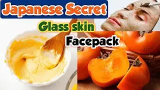 Homemade Japanese fruit face pack | Skin whitening japanese fruit facepack | Japanese glass skin 
