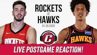 Houston Rockets vs Atlanta Hawks Postgame | Kevin Durant drops 31, Rockets dominate second half