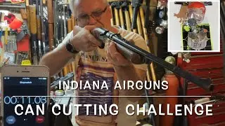 @Indiana424 can cutting challenge with my Daisy 840 open sights shooting BB&rsquo;s