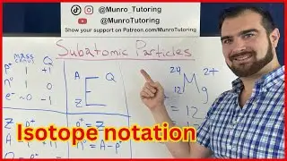 Isotope Notation, Ions & Subatomic Particles | Free Chemistry Lesson