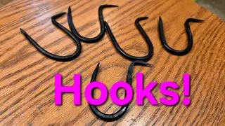 Forging antique hooks and the process to do so #blacksmithing #antique 