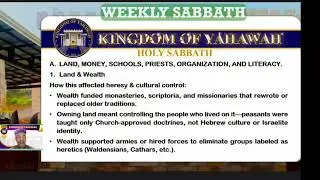 Part 2  Sabbath teaching About The Roman Catholic church (The little Horn)