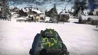 War Thunder - Tank Arcade battle - Map: Frozen Pass (Tier1)