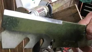 DIY Mower Blade Sharpener.
