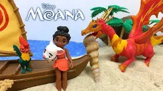 AVENTURA EN CANOA CON MOANA O VAIANA PUA Y HEIHEI DE DISNEY A LA ISLA DE LOS DRAGONES LEGENDARIOS