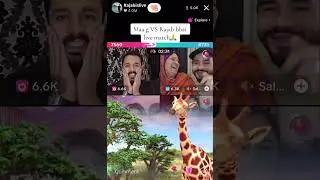 Rajab vs Maa G biggest match😵 #livetiktok #rajabislive #rajabfamily #tiktokpakistan