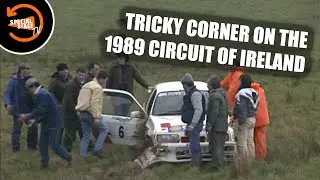 Tricky Corner On The 1989 Circuit of Ireland Rally | Crash & Action