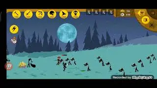 2 часть как я играю в stick War:  legacy  зомби!!!!!!!!
