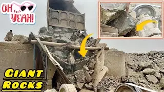 👹💥The Indestructible rock: A challenge accepted”#asmr #asmrsounds #rockcrusher #trending#asmr.