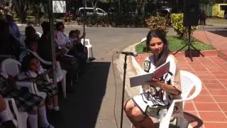 The Village that was Buried by an Erupting Volcano book reading in Spanish