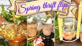 Simple Spring DIYs and thrift flips using the new IOD Spring release ~you must try these!