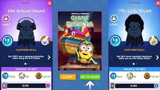 Minion Rush Giant Pinata Special Mission Giant Pinata PRIZE POD gameplay walkthrough iOS / android