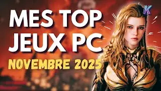 MES TOP JEUX PC 😍 NOVEMBRE 2025 (MMO, FPS & Gestion)