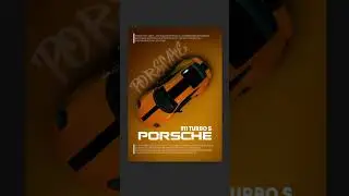 Плакат для Porsche #design #poster #shorts