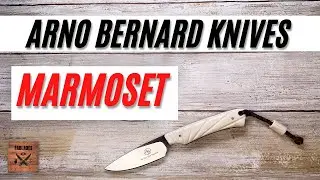Arno Bernard Marmoset Fixed Blade. Warthog Tusk. Fablades Full Review