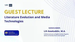 Literature Evolution and Media Technologies| EFI's Guest Lecture #1