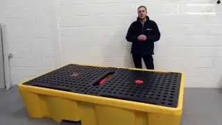 IBC containment pallets product demonstration - for those whoops moments!