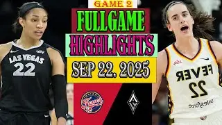 las vegas aces vs indiana fever GAME 2 Qtr Highlights [Sep 22, 2O25]| Play off Wnba 2025