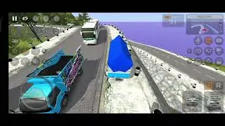 Truck cabe Canter gagal nanjak #Bussid #bussimulatorindonesia #games  #trucksimulator #trukoleng 