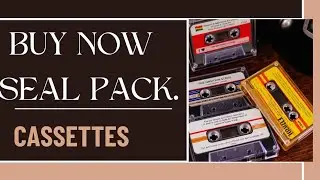 CASSETTES FOR SALE BRAND NEW CASSETTES FOR SALE CONTACT NUMBER - 925497477 #deck #youtuber #vintage