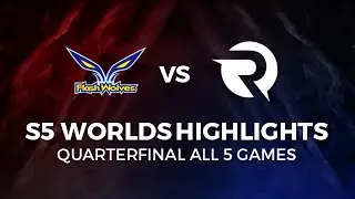 ORIGEN vs FLASH WOLVES Highlights All games Quarter Final 2015 LoL World Championship