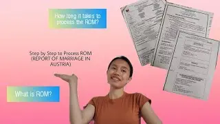 Step by Step to Process ROM (REPORT OF MARRIAGE AUSTRIA)