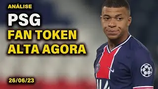 Paris Saint-Germain (PSG) Fan Token - An&aacute;lise - 26-06-23 #fantokens #bitcoin #binance #milan