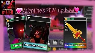 VALENTINE'S UPDATE 2024 REVIEW!💗🔪 | Survive the Killer Roblox