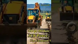 Powerful JCB 3DX Working in Extreme Mud 🚜 | High Speed Excavator Skills 4K #JCB #GreenEarth_e4K