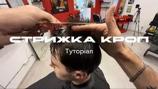 Стрижка &laquo;Кроп&raquo; Crop haircut & taper fade подовжена версія. Туторіал / навчально-ознайомче відео