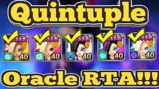 Quintuple Oracle RTA!!! - Summoners War