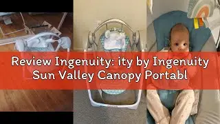 Review Ingenuity: ity by Ingenuity Sun Valley Canopy Portable Swing - Canopy, 2 Toys, 2-Position Sea