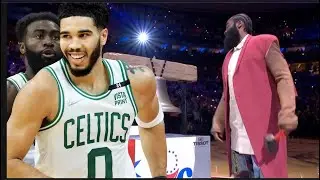 TOXIC? James Harden Bell Ringing In Philadelphia Gets Interrupted By A Boston Celtics Beatdown FERRO