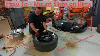 How To - Install Racing Slick on Rim - So easy a Monkey like me can do It!