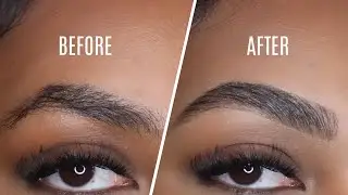 Fluffy Laminated Brow Tutorial - (DRUGSTORE BEGINNER!)