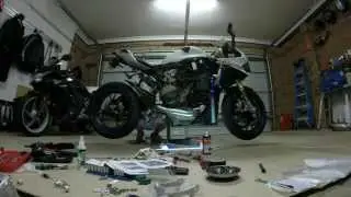 Akrapovic Ducati 1199 Panigale Install Full Titanium Exhaust -  Timelapse Matrix