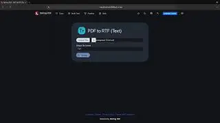02 Stirling-PDF: Convert PDF to TXT/RTF locally