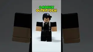 0 Robux Outfit Idea! Cute Black Free Items Avatar! #roblox #shorts