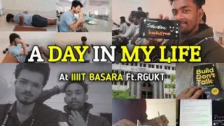 A Day in my Life At IIIT BASARA | Ft.RGUKT | My First Vlog❤️ #rguktbasar #iiit #vlogs #collegelife