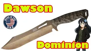Фиксированные лезвия DAWSON Dominion, CPM-MagnaCut, G-10, Kydex, сделано в США