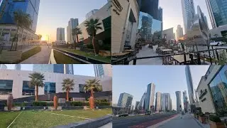 WALKING FROM MY WORKPLACE TO TRAIN STATION#DECC STATION#GATE MALL#WESTBAY DOHA QATAR#ANALYN T.ELS