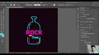 Como hacer un efecto Neón en Adobe Illustrator