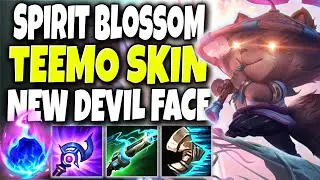 Devil got a NEW FACE the 20th Teemo skin LOOKS OP 🔥 Spirit Blossom Teemo 🔥 LoL Teemo s10 Gameplay