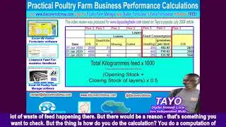 Practical Poultry Farm Business Performance Calculations [FREE STEP-BY-STEP TUTORIAL]