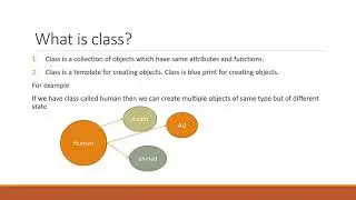 classes and objects