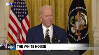 Biden delivers speech to mark 1st year in office