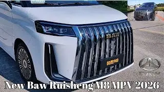 Универсальный автомобиль на рынке больших минивэнов. Baw Ruisheng M8 MPV 2026 года. | Запас хода ...